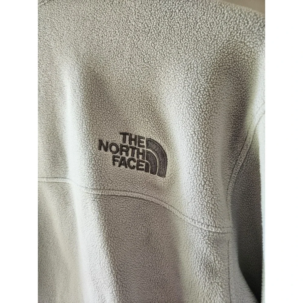 The North Face Polartec Fleece Jacket Men's Large Gray Full Zip Lightweight...